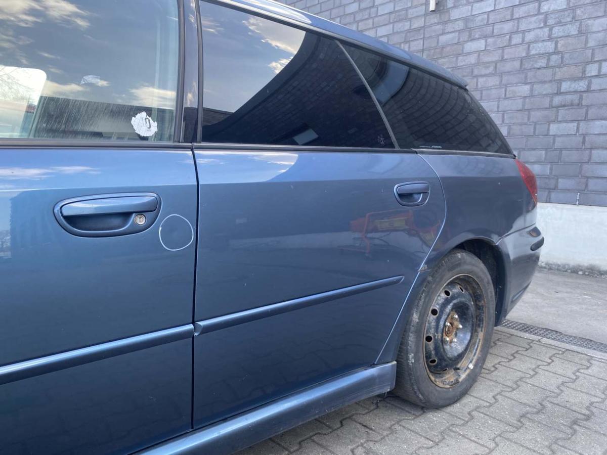 Subaru Legacy 4 original T&uuml;r hinten links 33A Atlantic Blue Kombi Rohbau Bj.2005